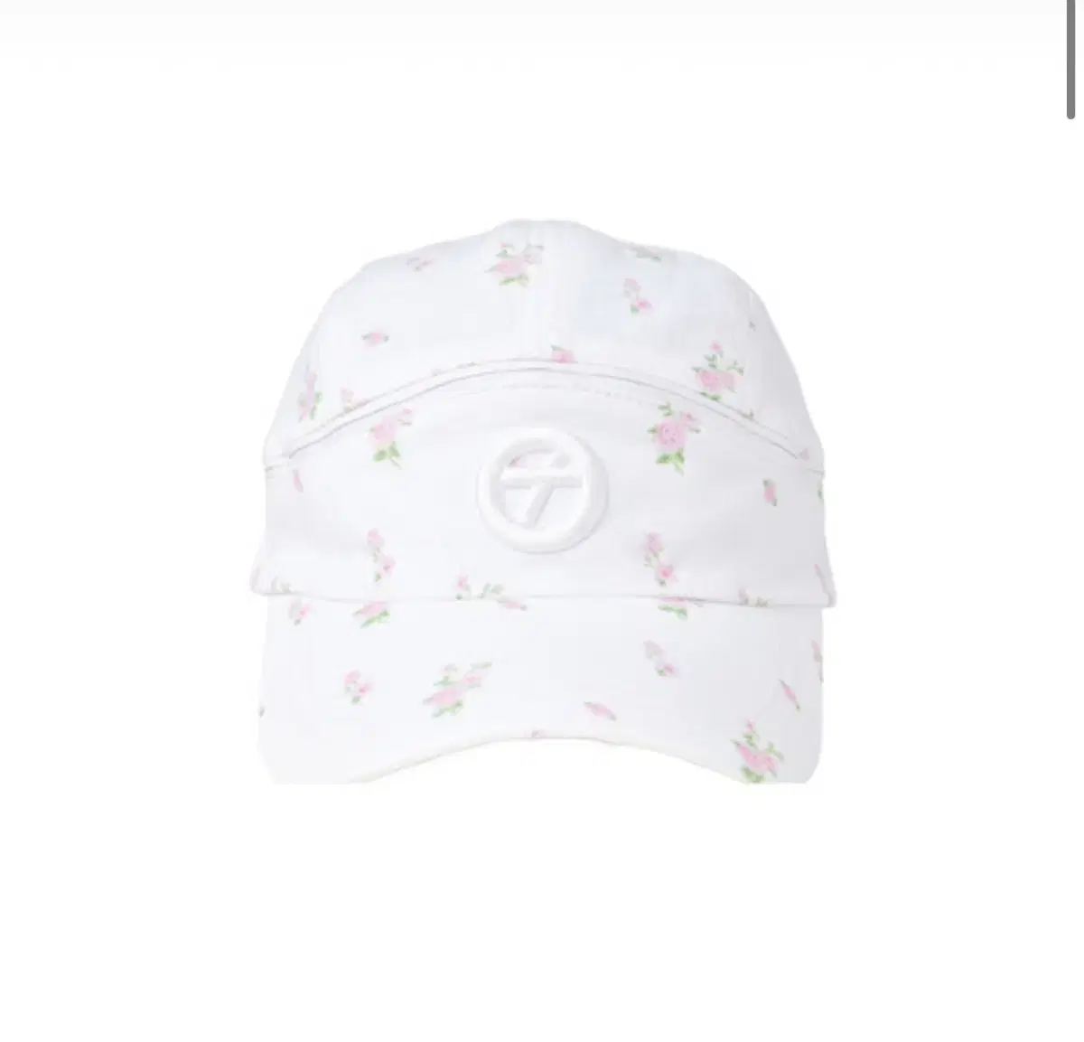 Open Yy - FLOWER VISOR BALL CAP(WHITE)